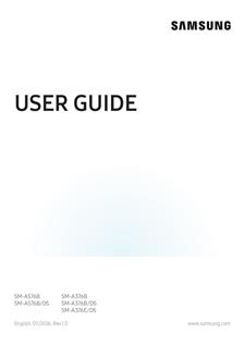 Samsung Galaxy A37 5G manual. Tablet Instructions.
